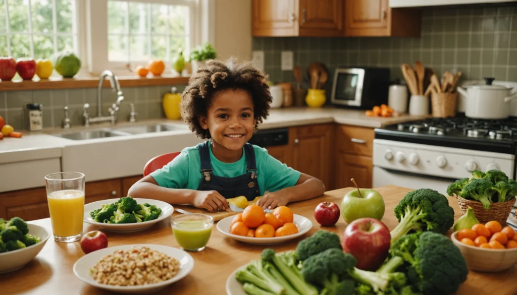 Alimentation équilibrée pour enfants